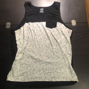 CSG champs white and black tank top!